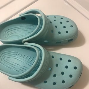 Blue crocs